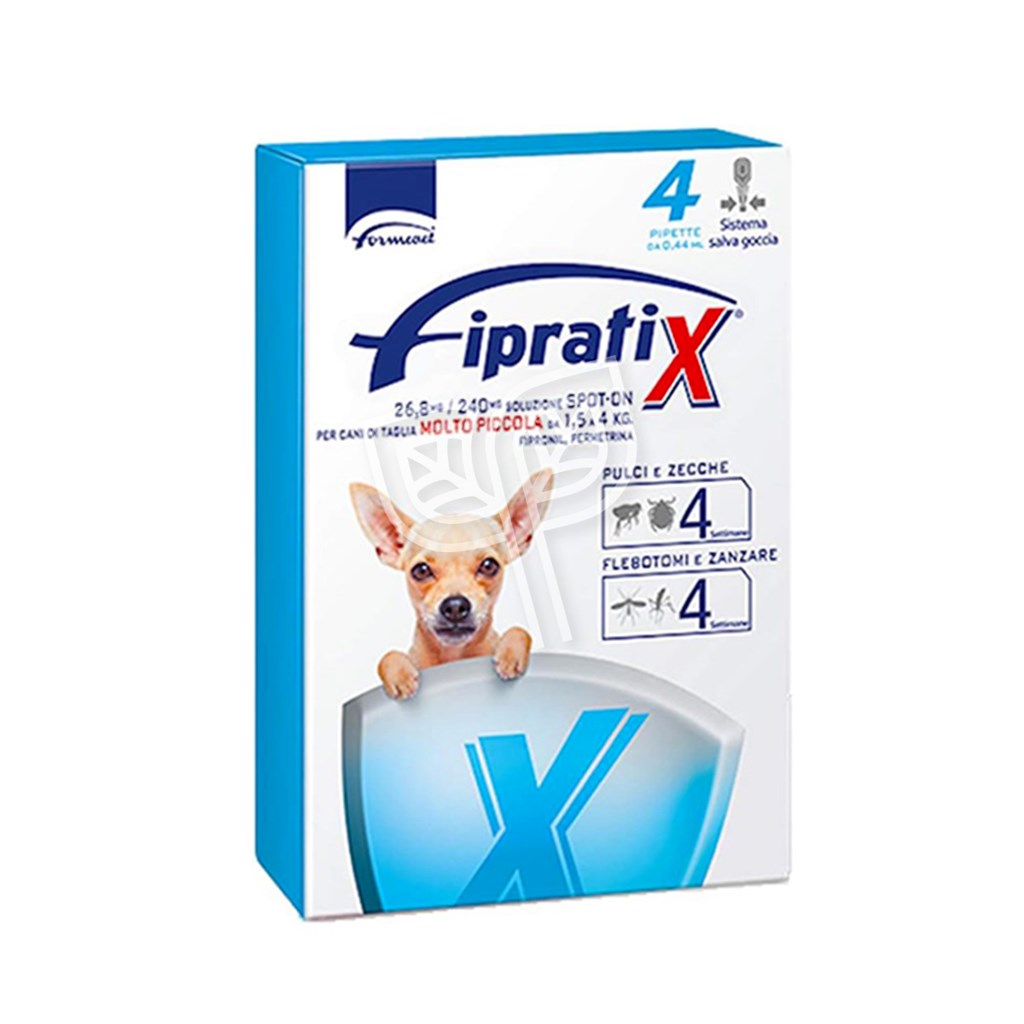 FIPRATIX SPOT-ON CANE MOLTO PICCOLO - 4 PIPETTE